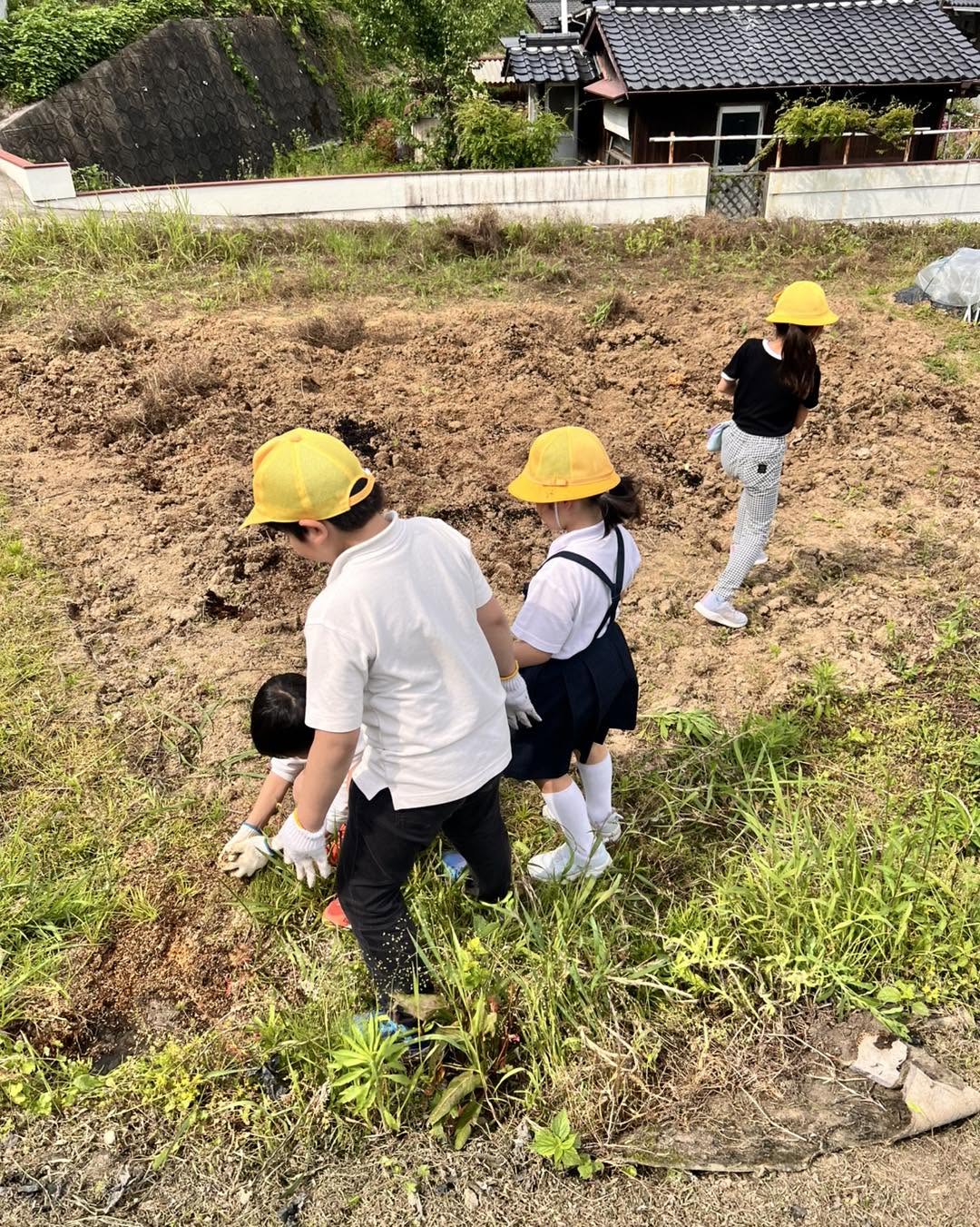 放課後等デイサービス ガラパゴス 畑作業 農業体験 校外活動